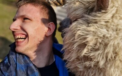 Spotkanie z&nbsp;alpakami klasy 1/3A SPdP